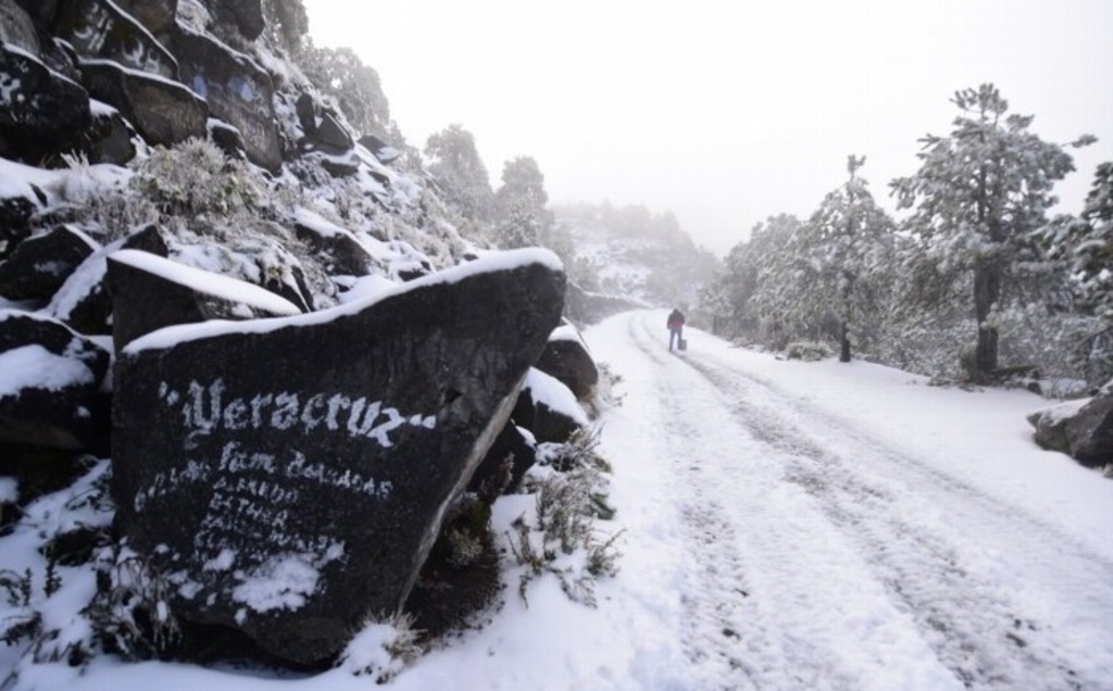 Imagen Segundo día de nevada en el Cofre de Perote (+Fotos)