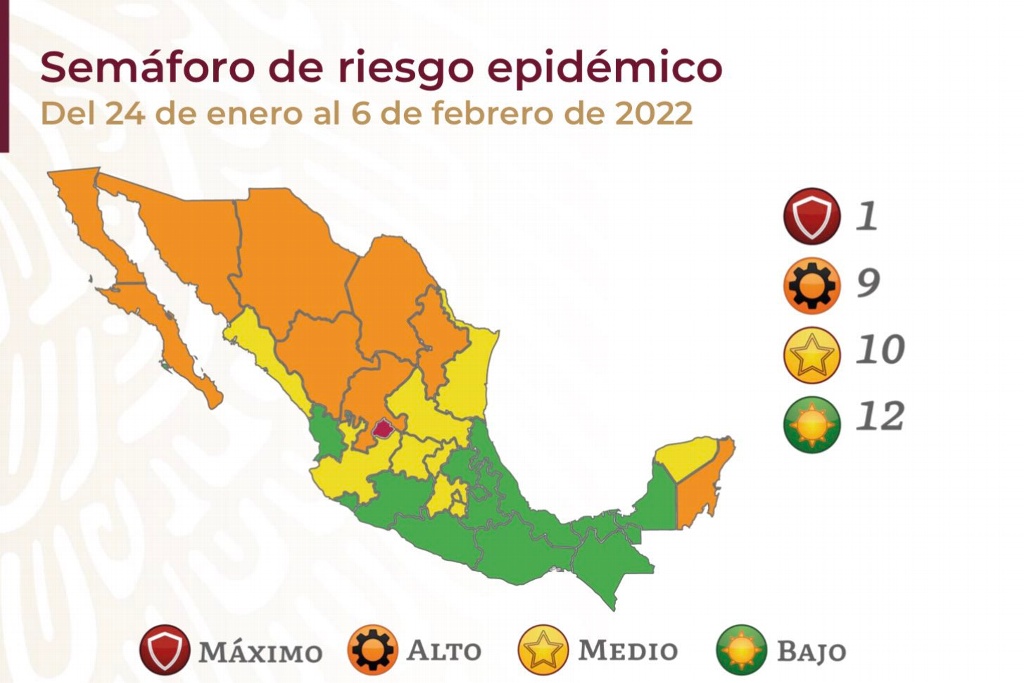 Imagen Estado de Veracruz continúa en verde en semáforo de riesgo COVID-19