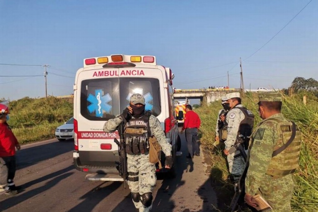 Imagen Accidente en carretera de Veracruz deja 11 lesionados, 8 son migrantes