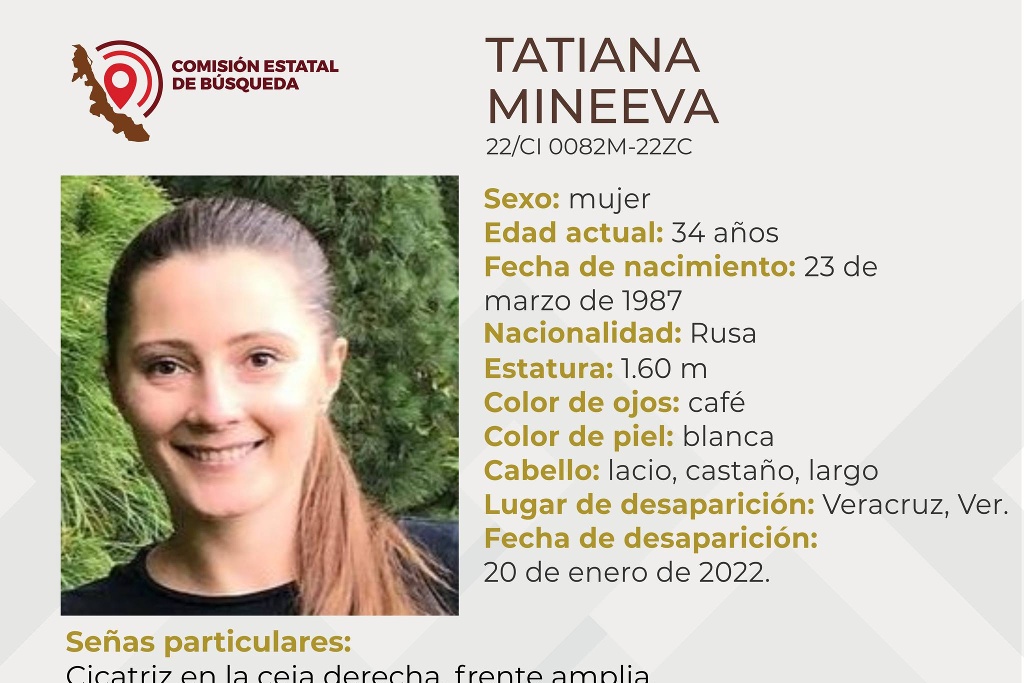 Imagen Desaparece joven mujer de Rusia en el puerto de Veracruz 