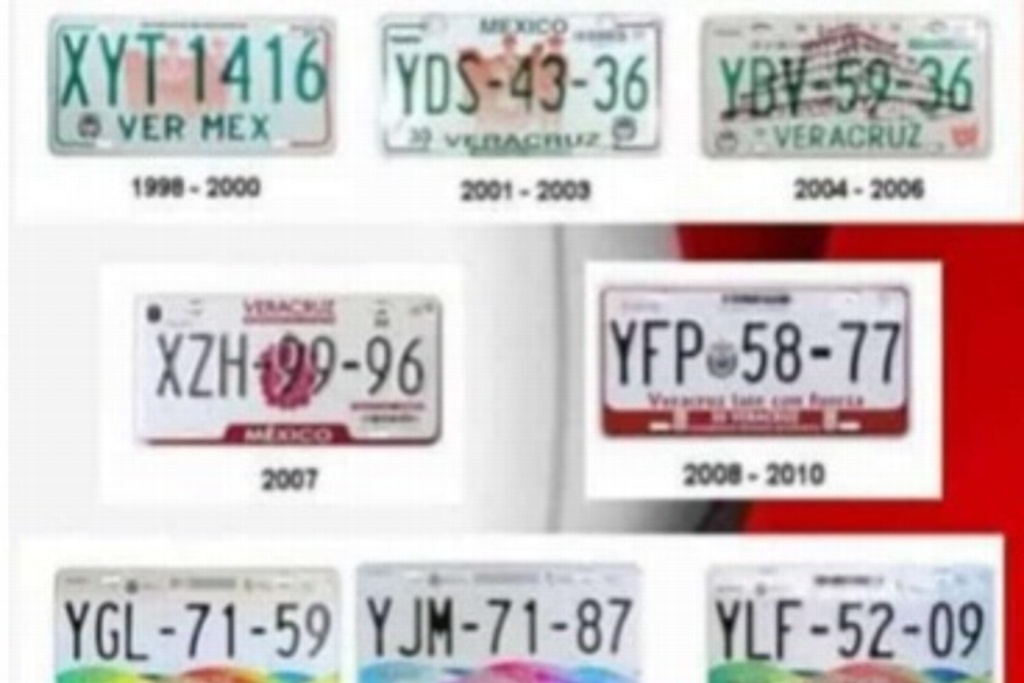 Imagen Las placas son gratis para quienes están al corriente de estos pagos en Veracruz