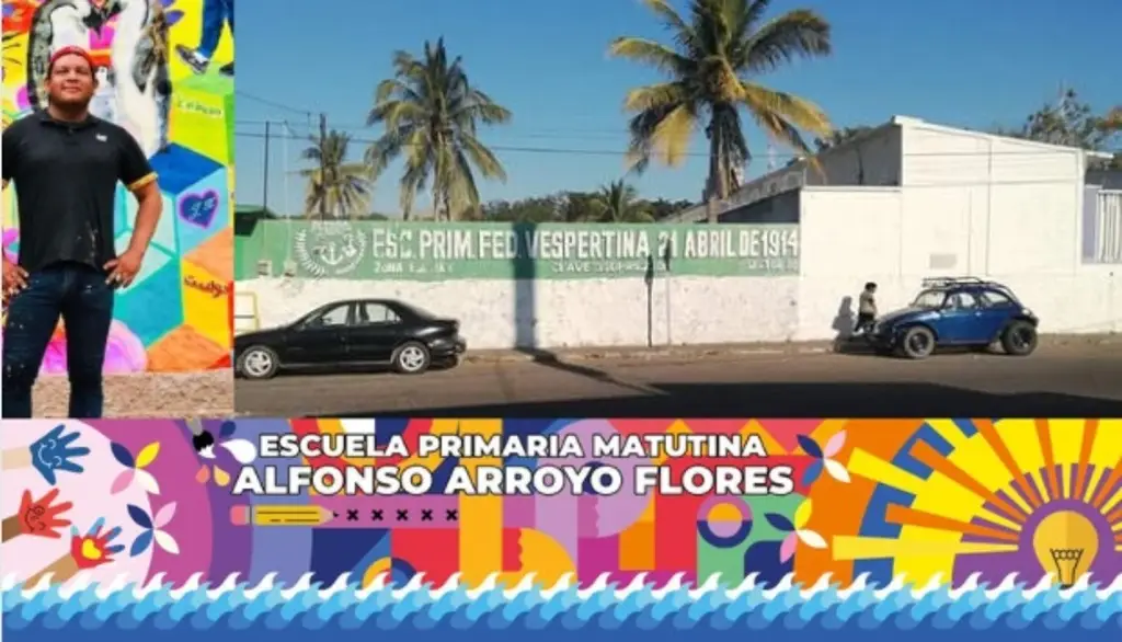 Imagen Pintarán mural en barda de escuela de Veracruz y convocan a padres a sumarse 