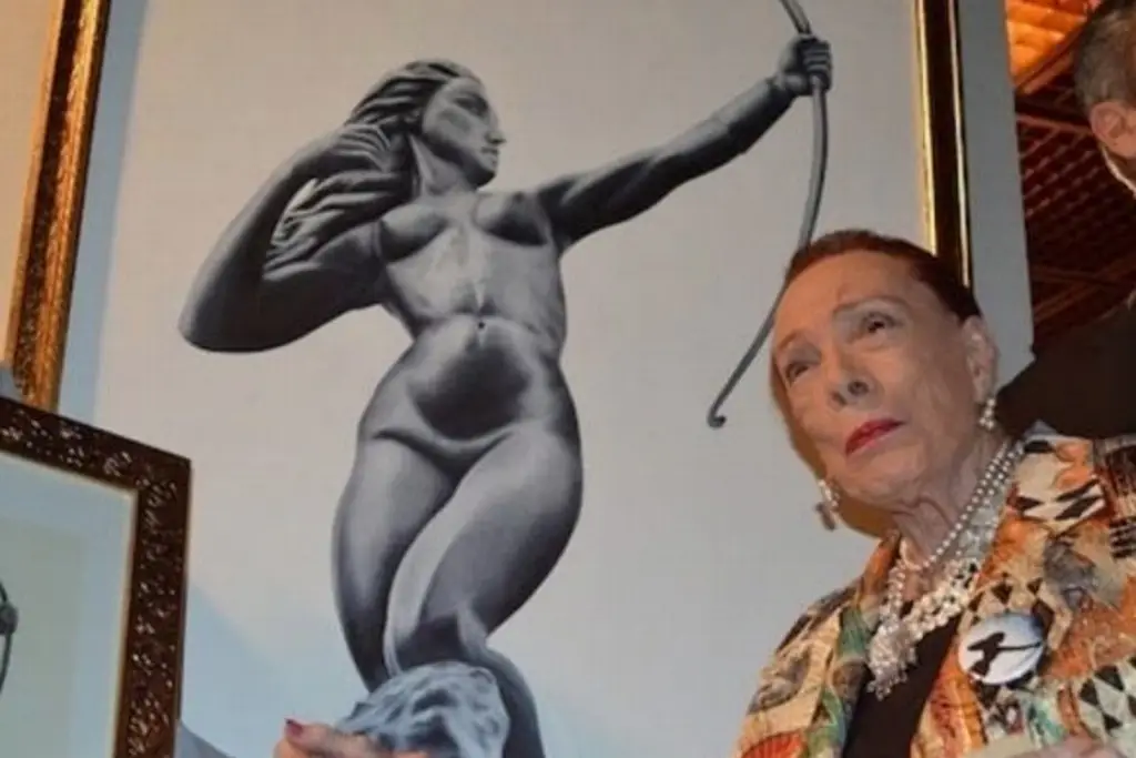 Imagen Fallece a los 100 años Helvia Martínez Verdayes, modelo de la Diana Cazadora