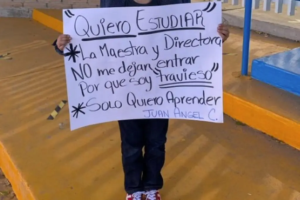 Imagen Denuncia que “por travieso” le prohibieron a su hijo ingresar a la escuela