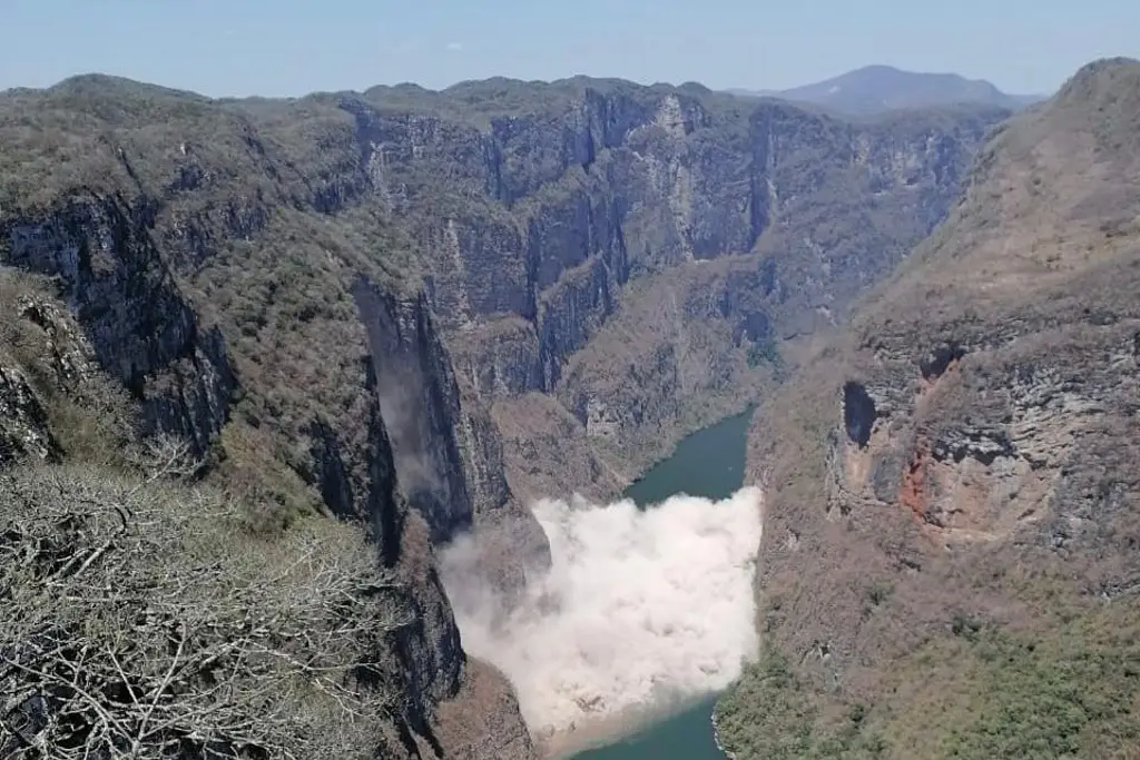 Imagen Así se observa el Cañón del Sumidero por desprendimiento de rocas (+Fotos)