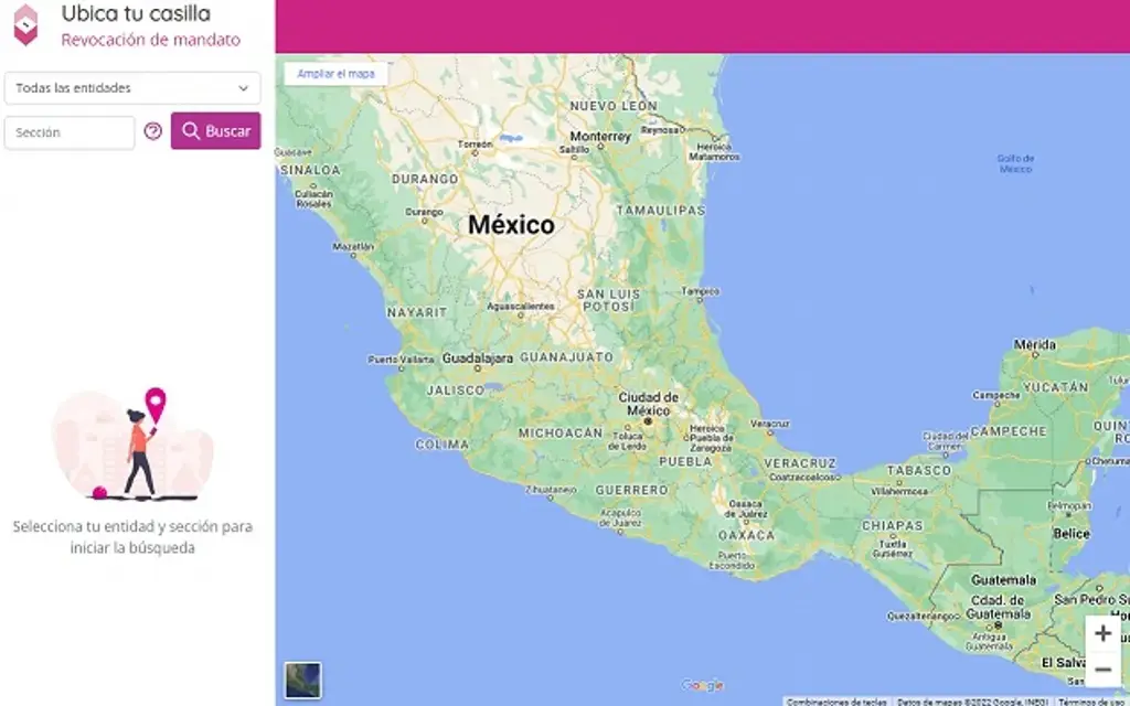 Imagen Así puedes ubicar las casillas de votación para la revocación de mandato