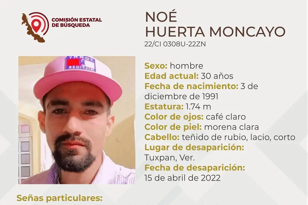 Imagen Desaparece hombre en Tuxpan, Veracruz 
