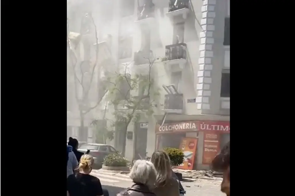Imagen Reportan fuerte explosión en Madrid; habría varios lesionados (+Video)