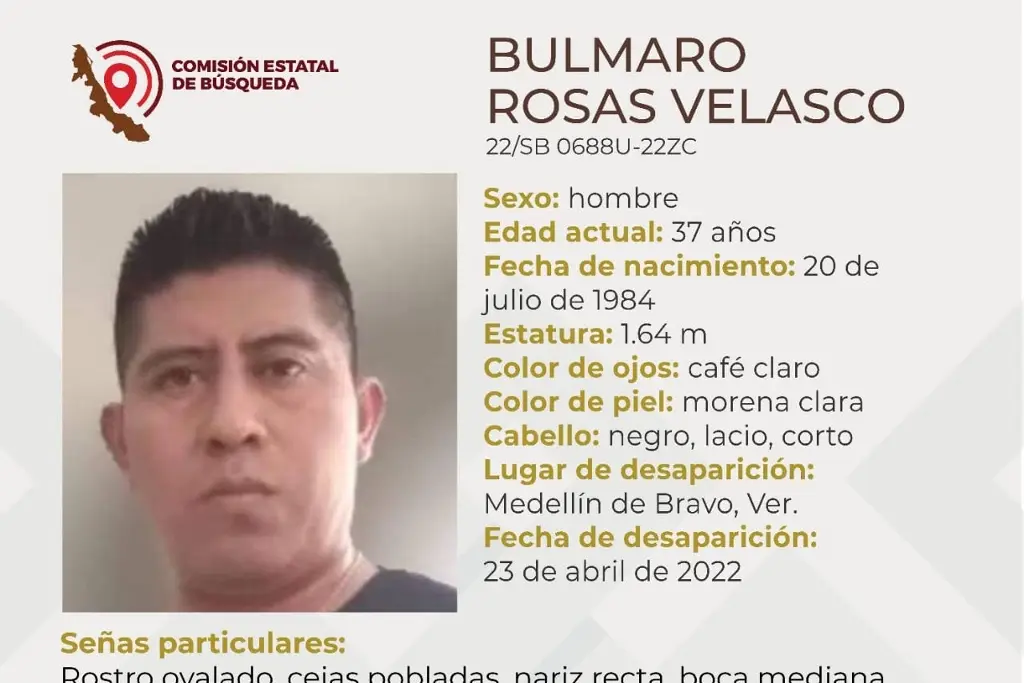 Imagen Desaparece hombre en Medellín de Bravo 