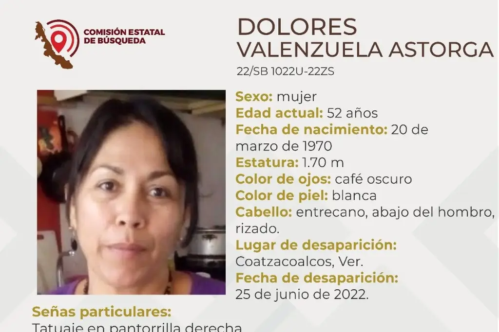 Imagen Desaparece mujer en Coatzacoalcos, Veracruz 