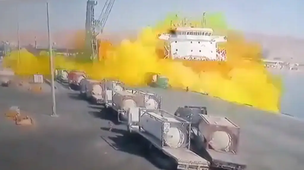 Imagen Fuga de gas tóxico deja 13 muertos y más de 200 heridos, en Jordania (+Video)