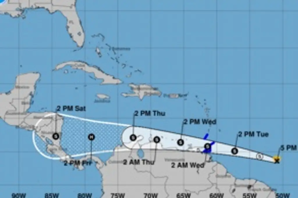 Imagen Disturbio 94L se convierte en un potencial de ciclón tropical 