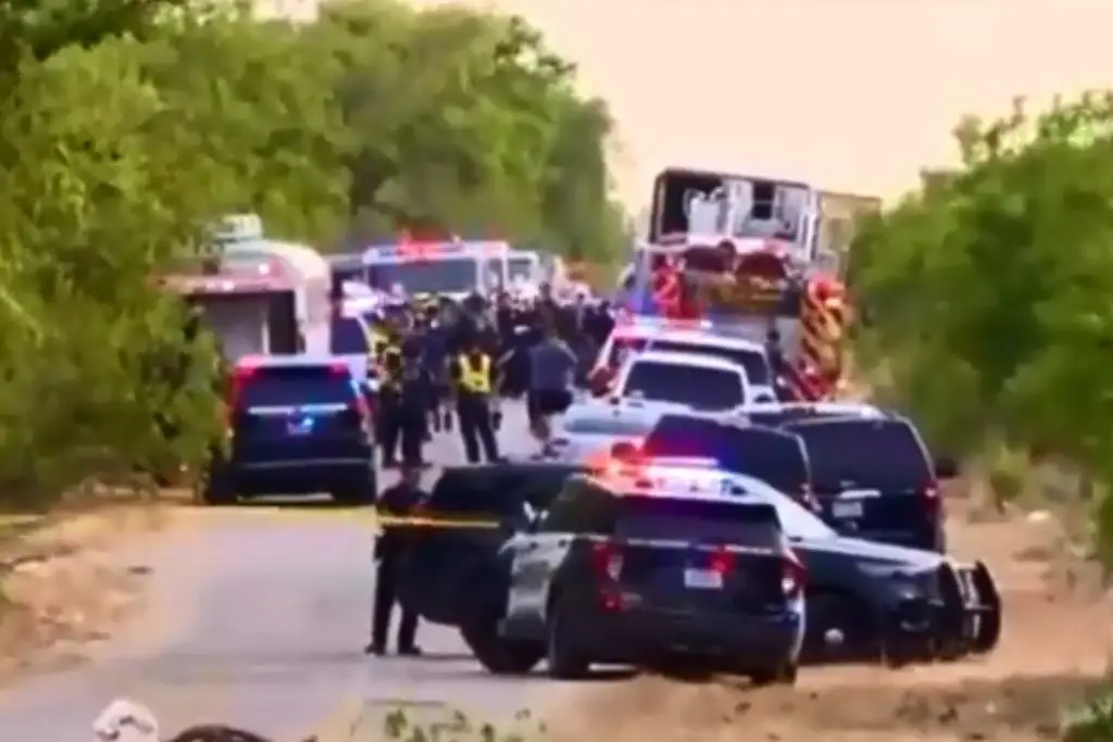 Imagen Murieron por asfixia las 46 personas halladas en tráiler en Texas, informa Ebrard