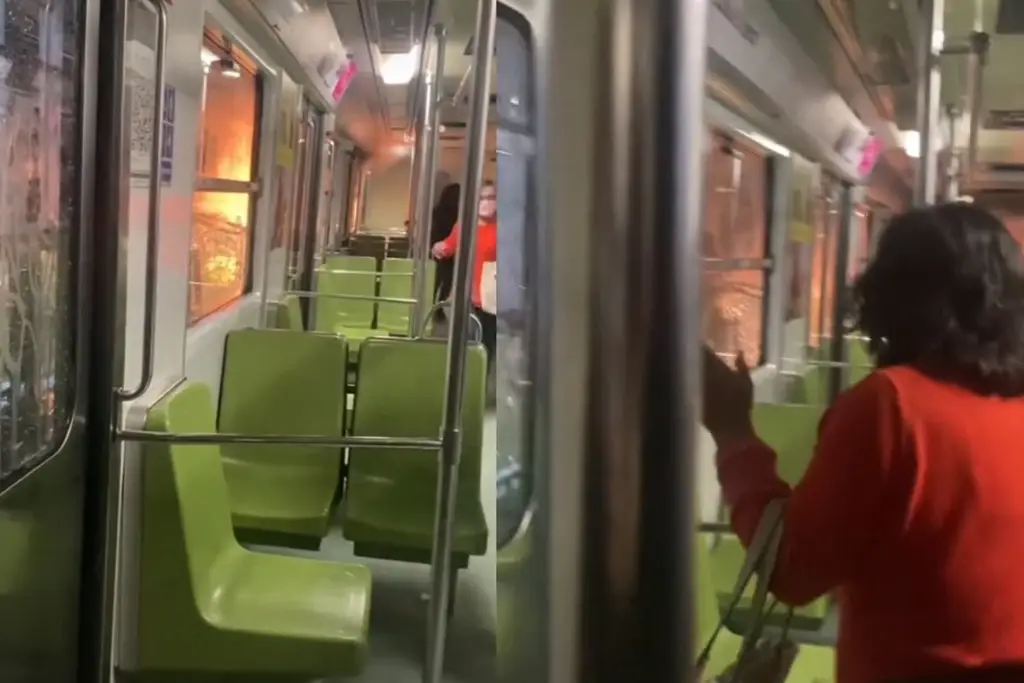 Imagen Así vivieron incendio en vagón del Metro de la CDMX (+Video)