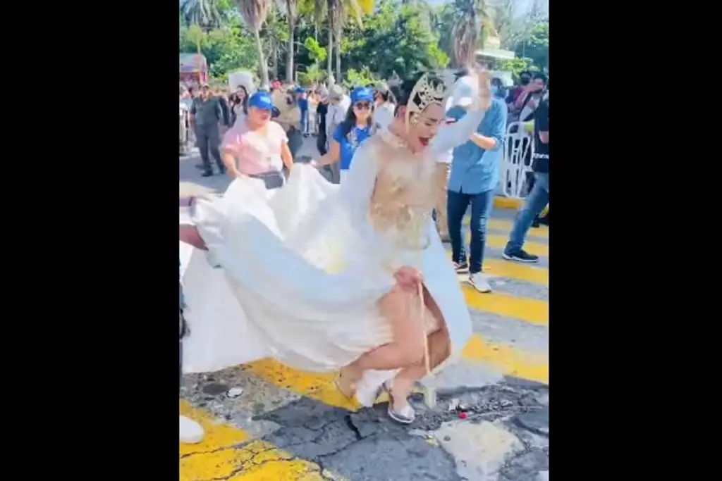 Imagen “Yo bailando con señor millonario que patrocinó bache tapado con que me tropecé en Veracruz”: Papi Kunno (+Video)