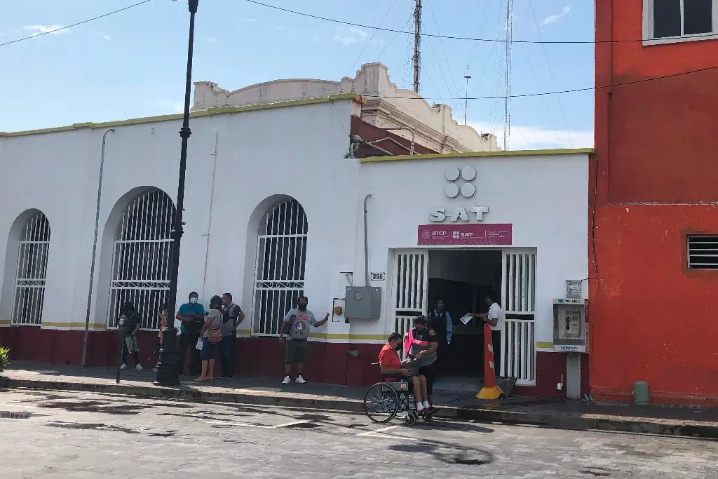Imagen Disminuyen  las filas en el SAT tras prórroga
