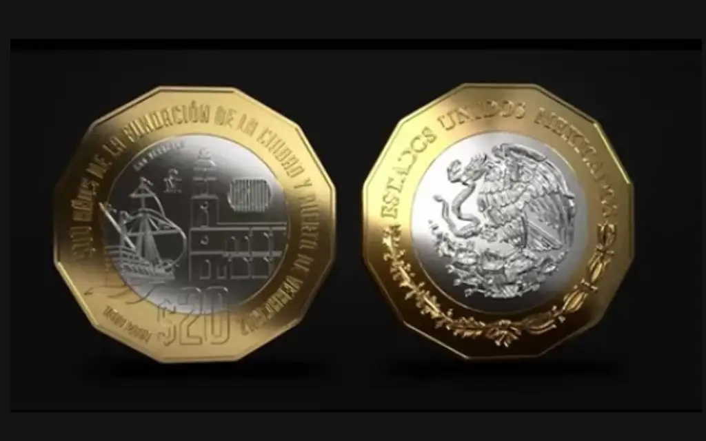 Imagen Piden hasta un millón por moneda de los 500 años de Veracruz 
