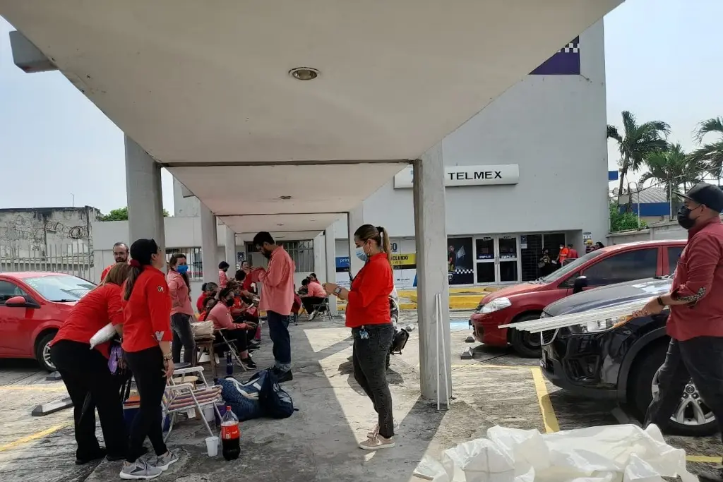 Imagen Paro laboral de trabajadores de Telmex en Veracruz, Boca del Río y Medellín 