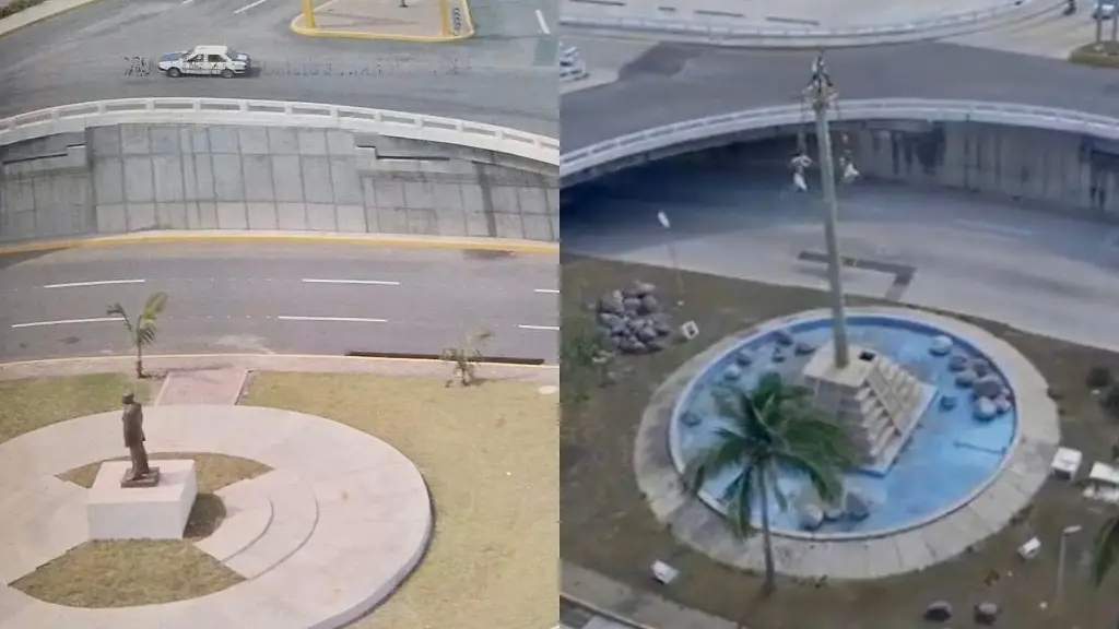 Imagen ¿Recuerdas cuándo se construyó la glorieta de Voladores de Papantla, de Boca del Río?