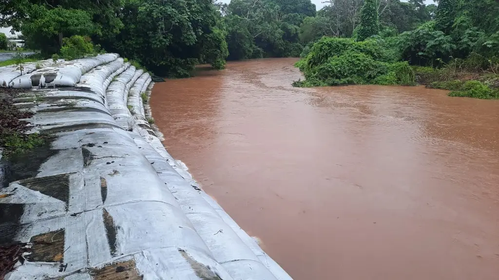 Imagen Conagua revela nivel del Río Cotaxtla