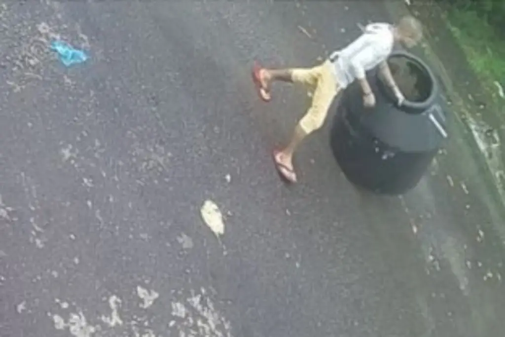 Imagen Captan robo de tinaco de agua en Veracruz (+Video)
