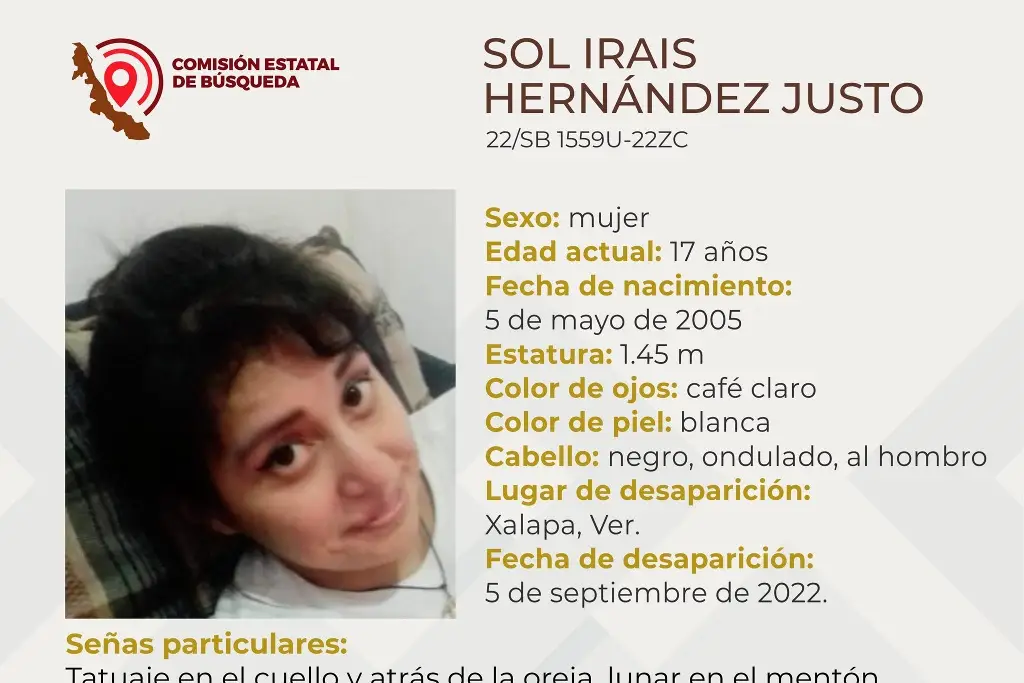 Imagen Desaparece menor de edad en Xalapa, Veracruz 