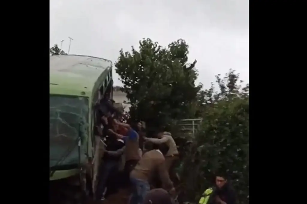 Imagen Urbano se queda sin frenos y deja 35 pasajeros lesionados