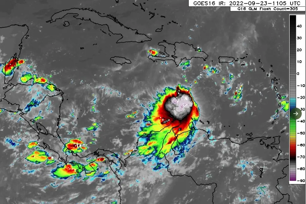 Imagen Se forma la depresión tropical 'Nueve' en el Caribe