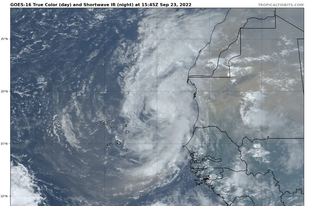 Imagen Se forma la depresión tropical Diez en el Atlántico, reporta Protección Civil 