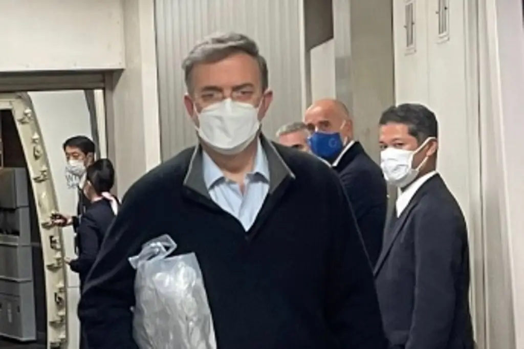 Imagen Marcelo Ebrard llega a Japón para funeral de Estado de exprimer ministro Shinzo Abe 