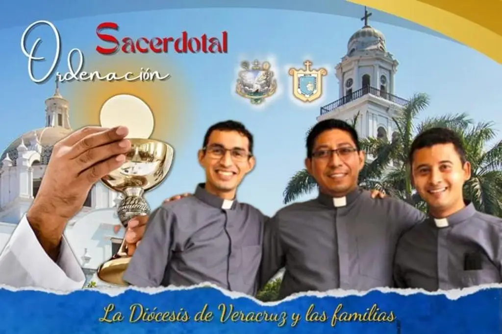 Imagen Ordenarán a tres sacerdotes en Veracruz 