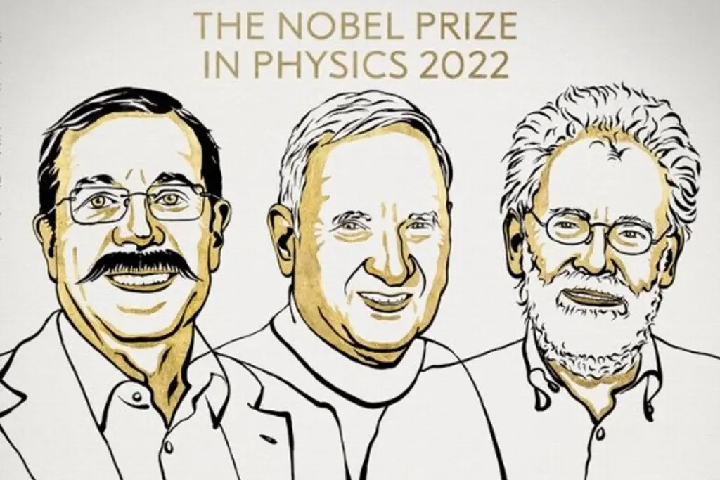 Imagen Nobel de Física para Alain Aspect, John F. Clauser y Anton Zeilinger por estudio de la mecánica cuántica