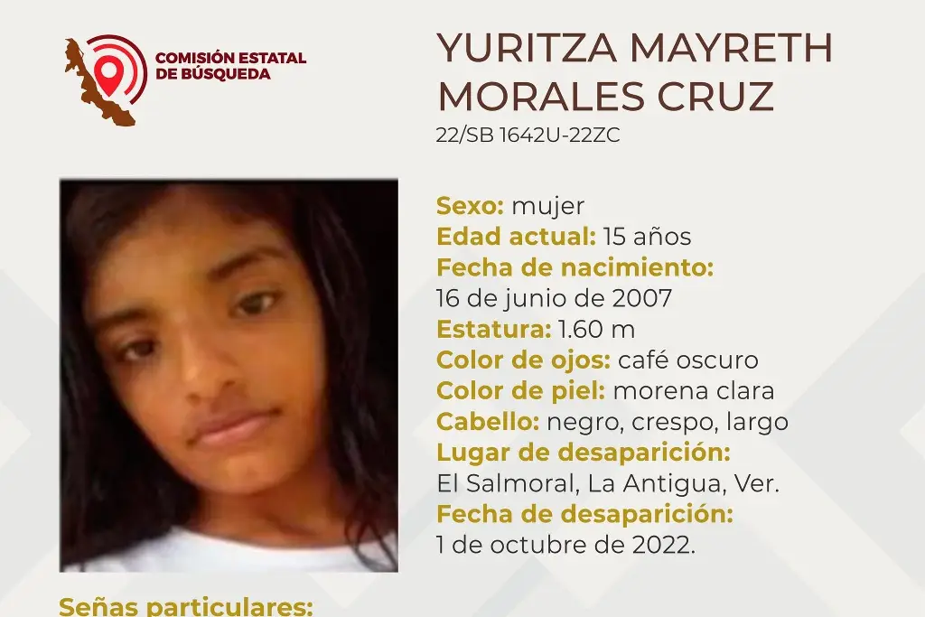 Imagen Desaparece menor de edad en La Antigua, Veracruz 