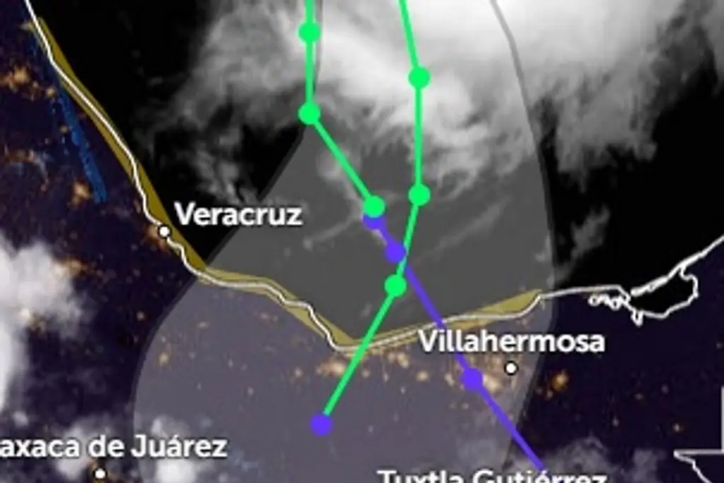 Imagen Pronostican nuevo cambio en trayectoria de tormenta tropical 