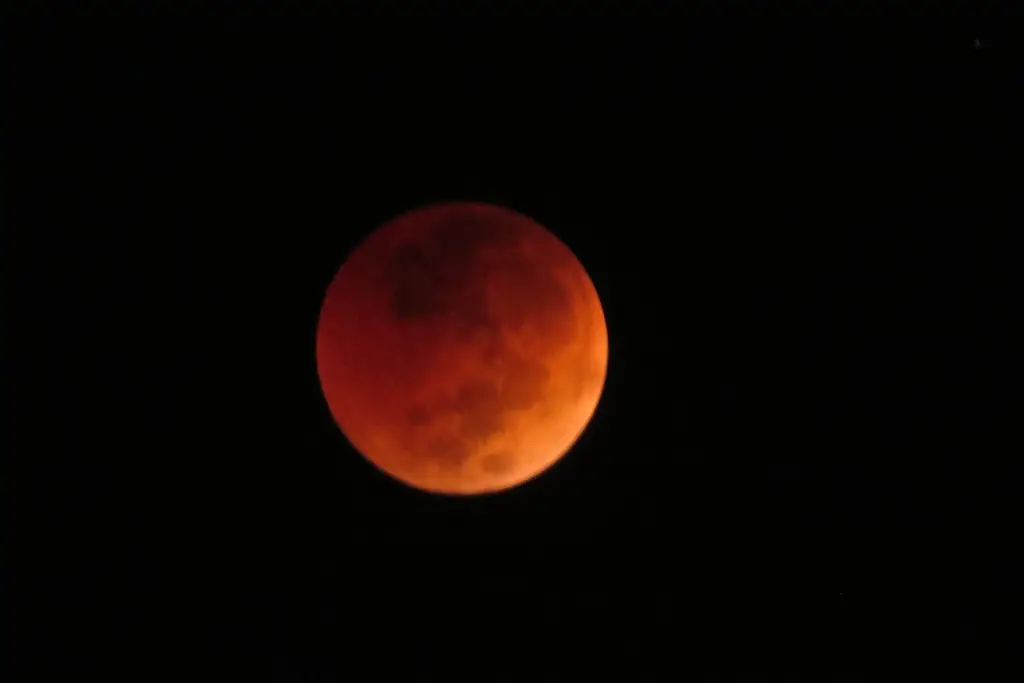 Imagen Así se vio eclipse lunar desde Veracruz