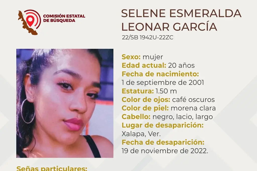 Imagen Desaparece joven mujer en Xalapa