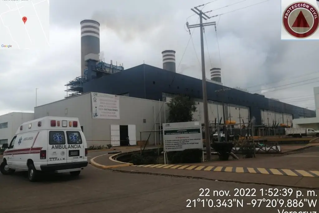 Imagen Incendio en instalaciones de la Termoeléctrica de Tuxpan