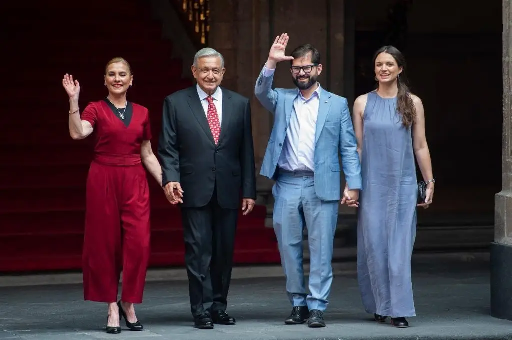 Imagen AMLO se reúne con presidente de Chile en Palacio Nacional