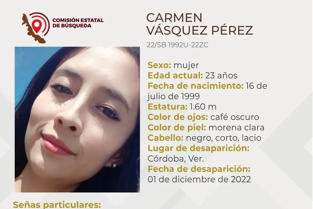Desaparece joven mujer en Córdoba, Veracruz 