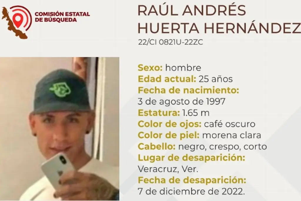 Imagen Buscan a joven desaparecido en la ciudad de Veracruz