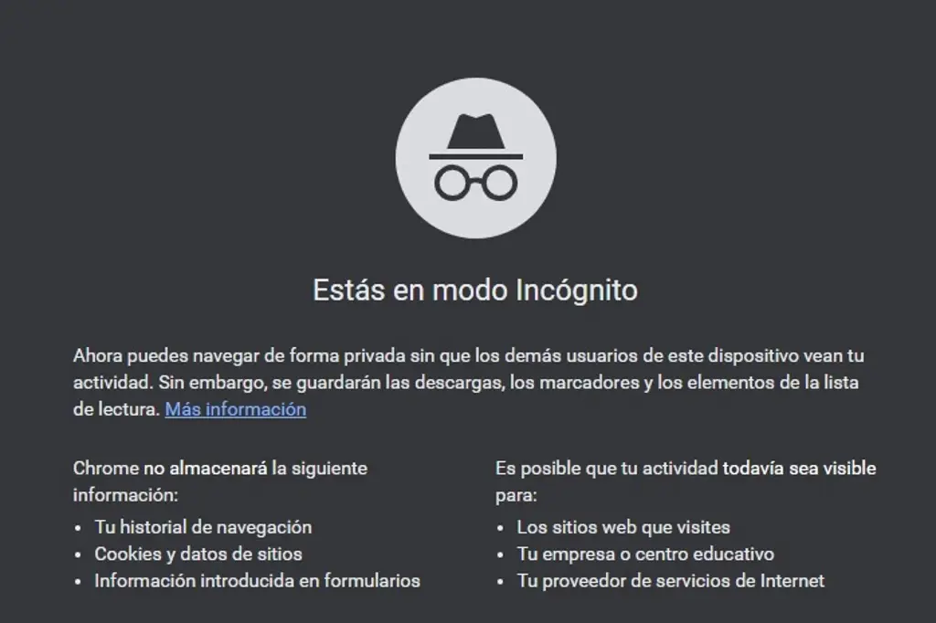 Imagen ¿Por qué el modo incógnito no es seguro?