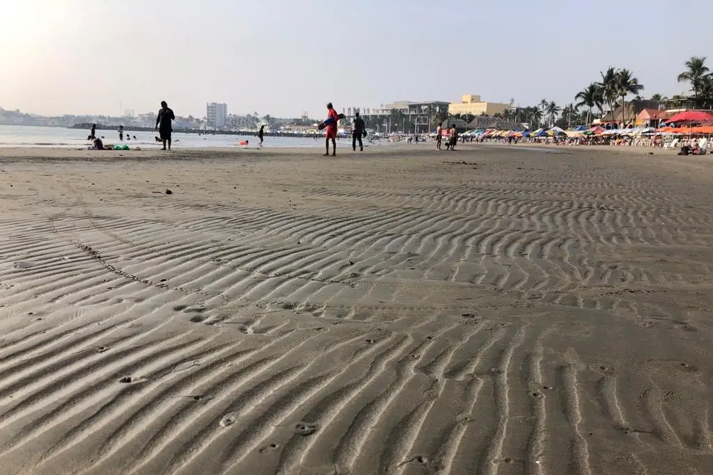 Imagen Se retira el mar en Veracruz (+video)