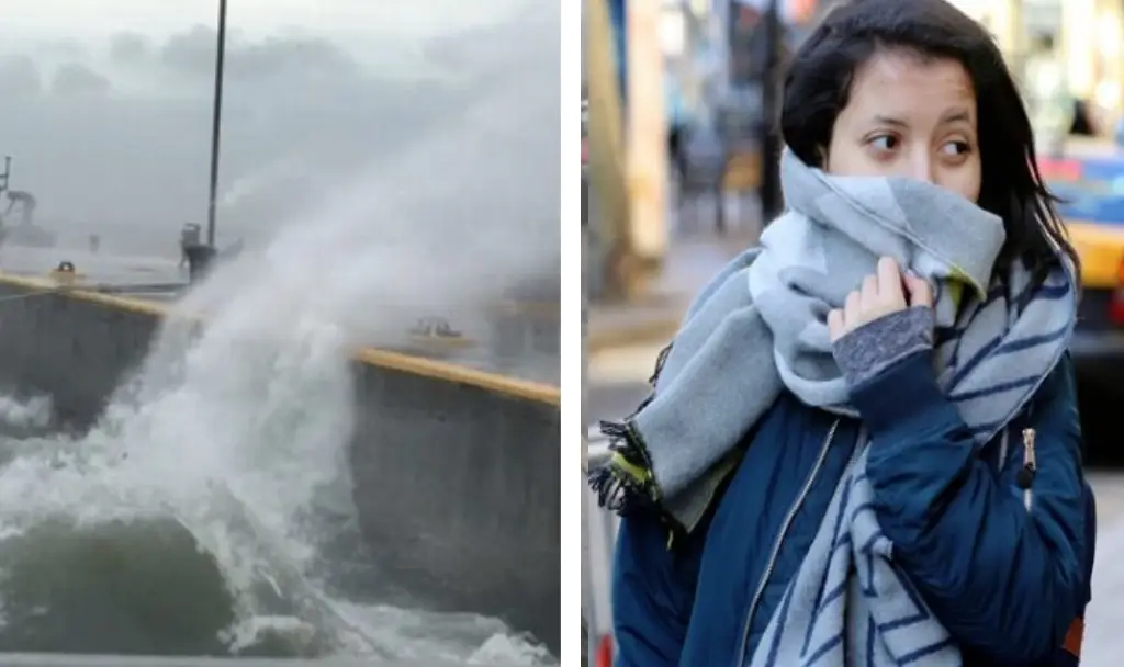 Imagen Precaución población veracruzana por norte extremo de 115km/h y masa polar: PC