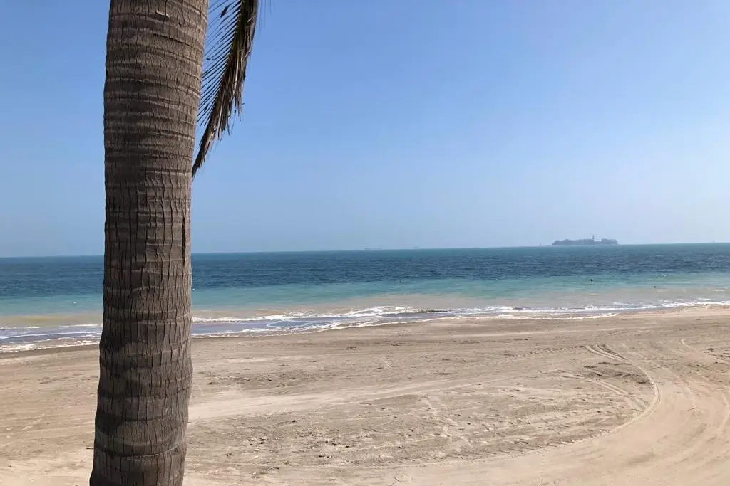 Imagen No es Cancún, así se vio hoy el mar en Veracruz 