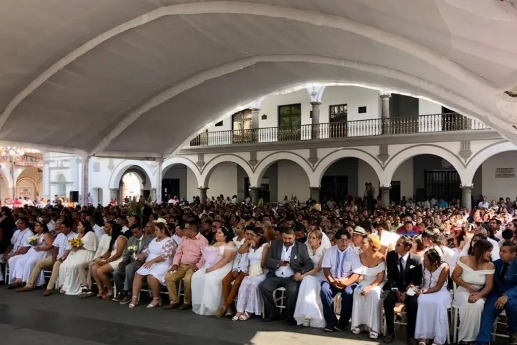 Imagen Se casaron más de 600 parejas en las bodas colectivas de Veracruz