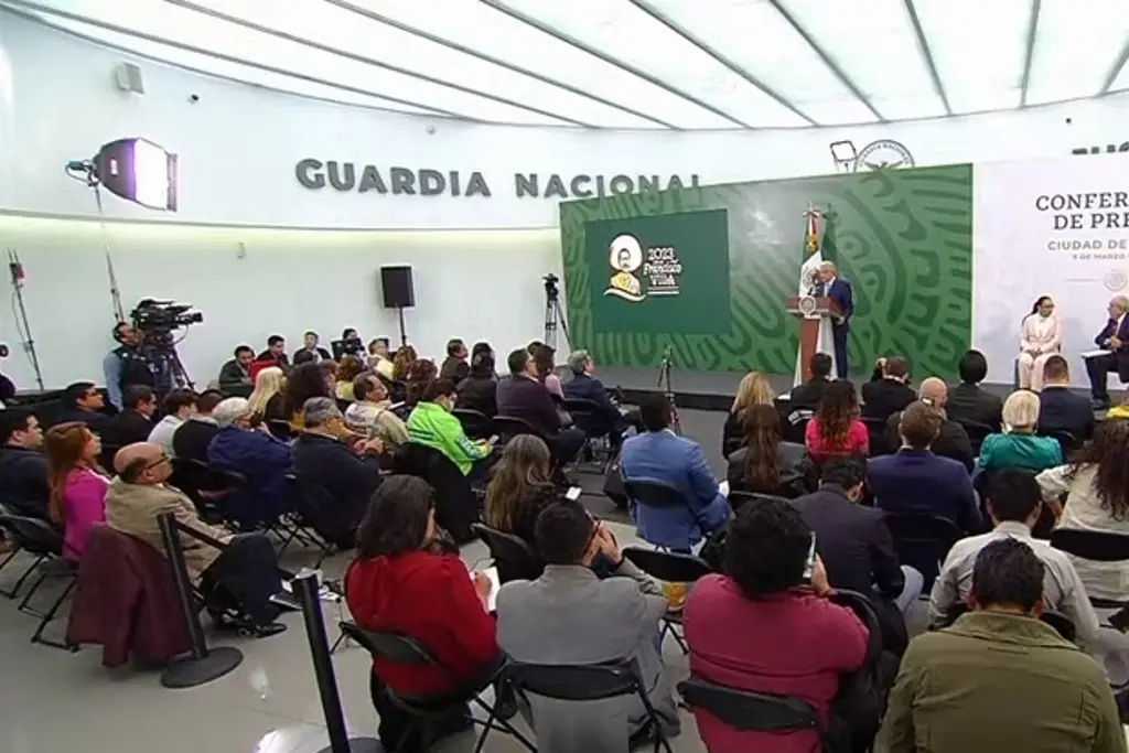 Imagen AMLO encabeza mañanera en búnker de Genaro García Luna