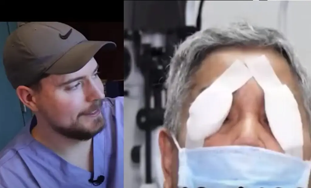 Imagen Youtuber MrBeast que visitó Veracruz pagó cirugía de cataratas a mil personas casi ciegas