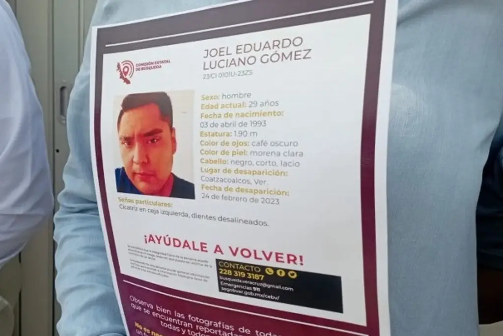 Imagen Joel Luciano Gómez cumple 19 días desaparecido; realizan búsqueda en vida