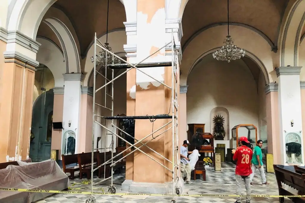 Imagen Rehabilitan la catedral de Veracruz