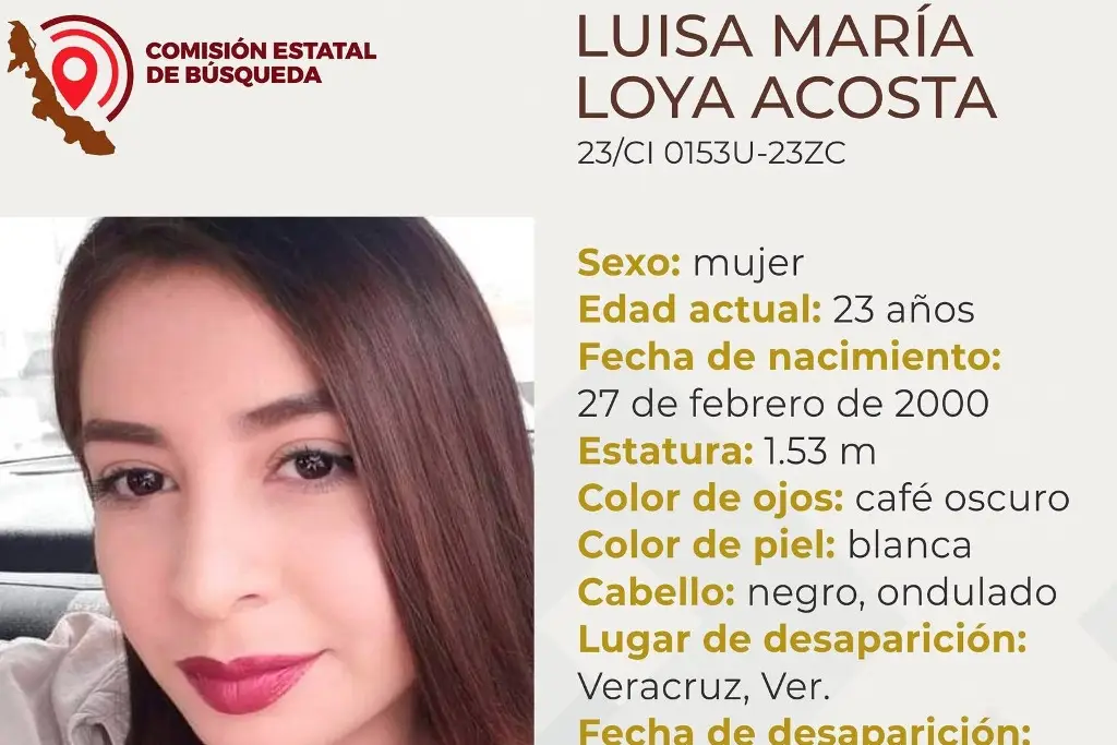 Imagen Buscan a joven desaparecida en la ciudad de Veracruz